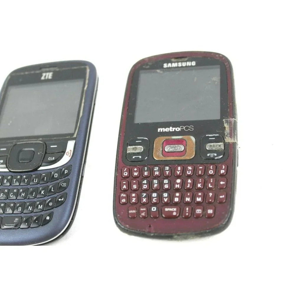 3 PC Cell Phone Lot ZTE F555 Kyrocera Torino K53-02 Samsung SCH-R350